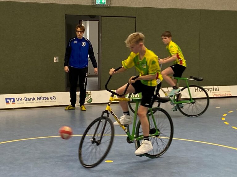 U13 Radballer mit starker Leistung